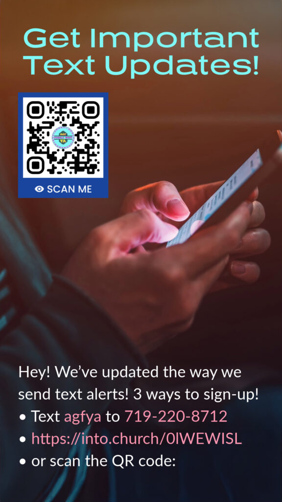 Get important Young Adult updates on your phone! 